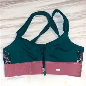Shefit zip front sports bra